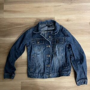 Lands' End Blue Denim Jacket